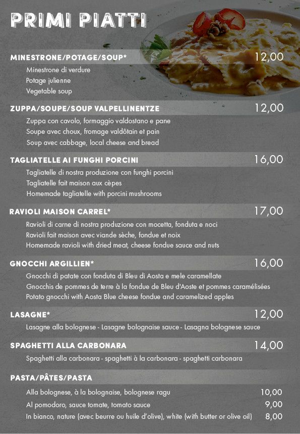 Primi Piatti